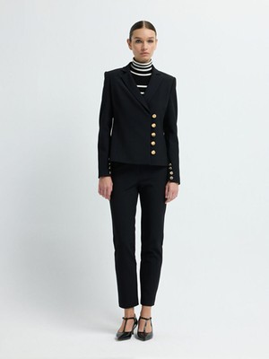 Adl Dar Paça Pantolon Siyah 15345139001