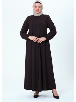 Azranur Kadın Büyük Beden Maya Kumaş Tam Boy Mevsimlik Ferace