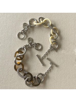 Necati Gün Kemik Halka Mk Çelik Bileklik