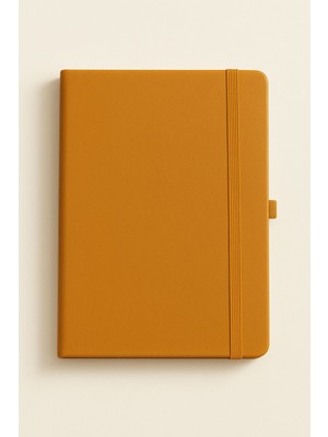 Sistem Label 13 x 21 Termo Deri Çizgili Tarihsiz Ajanda Lastikli Defter 96 Yaprak