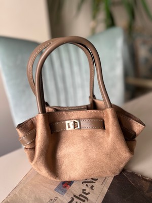 Violet Taba Süet Mini Çanta