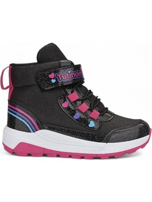 Cozi Company Kız Çocuk Su Geçirmez Içi Sıcak Tutan Kalın Astarlı Kışlık Kar Botu