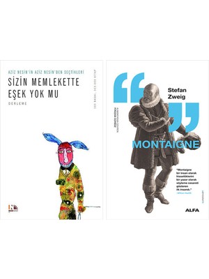 Alfa Yayınları Sizin Memlekette Eşek Yok Mu? + Montaigne