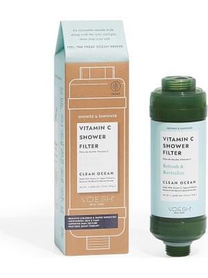 Misda Store C Vitamini Duş Filtresi, Duş Aromaterapisi, Su Arıtıcı, Su Yumuşatıcı, Vegan Probiyotik, Spa Duş Başlığı, Su Filtresi, Duş Self Care