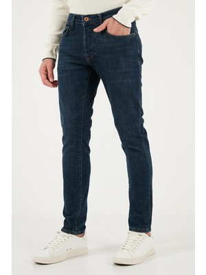 Buratti Streç Pamuklu Slim Fit Normal Bel Dar Paça Jeans Erkek Kot Pantolon 1115C42NAPOLI