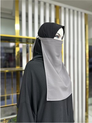 Erasra Class Iç Peçe Dikdörtgen ,hijab.nikap Gri Renk