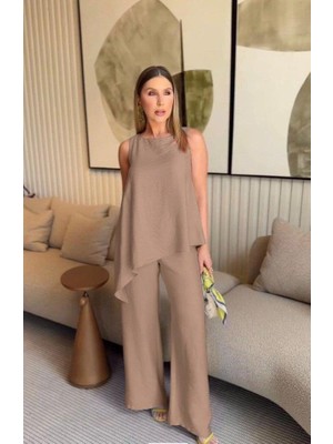 Mareandpanda Asimetrik Bluz - Pantolon Ikili Takım