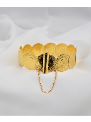 Kuyumcu Nurettin 19,40 gr (Gram) Tam Tur 11 Altınlı Kelepcee Yatırımlık 22(916) Ayar Altın