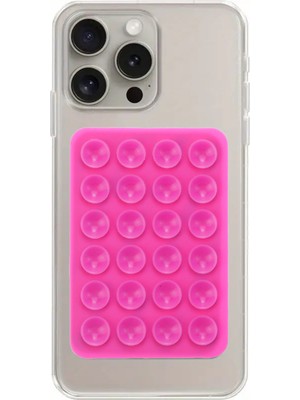 Mikasso Silikon Vakumlu Telefon Tutucu, Cep Telefonu Için Silikon Yapışkanlı, Kaymaz Vantuz Telefon Tutucu P