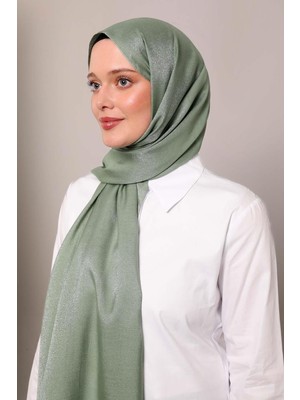 Lêvi D'or Mint Yeşili Simli Bodrum Şal