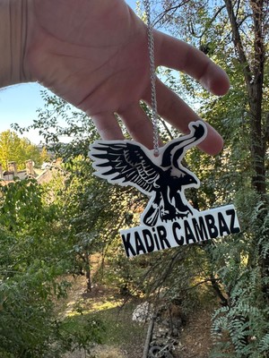 ORJIN3D Kişiye Özel Tasarlanabilir Beşiktaş Temalı Kartal Orta Dikiz Aynalık Bjk Çarşı