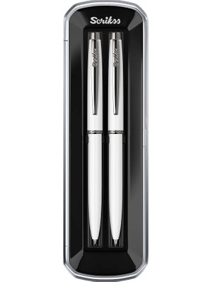 108M Prestige Tükenmez Kalemversatil Kalem Takım Beyaz