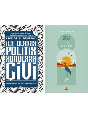 Kapı Yayınları Ilk Olarak Politik Konularda Çivi + Göl Saatleri