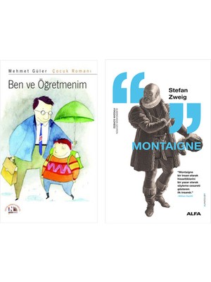 Alfa Yayınları Ben ve Öğretmenim + Montaigne