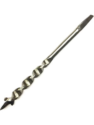MCM Group Fenerli Ahşap Burgu El / Matkap Ucu - Dört Köşe 12 mm ( Lisinya )