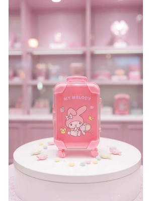 Miniso Sanrio Lisanslı My Melody Mini Bavul Saklama Kutusu