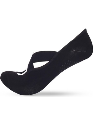 Katia & Bony Kadın 2'li Asta Yoga/Pilates Çorabı Gri / Siyah