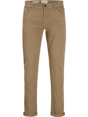Jack & Jones Normal Bel Slim Fit Kahve Erkek Denim Pantolon 12274994_JPSTGLENN Ethan Icon Pant