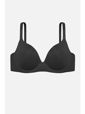 Wonna Lazer Kesim Dikişsiz Desteksiz Sütyen - 2821 - Siyah