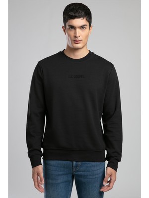 Lee Cooper Noahes Erkek O Yaka Sweatshirt Siyah