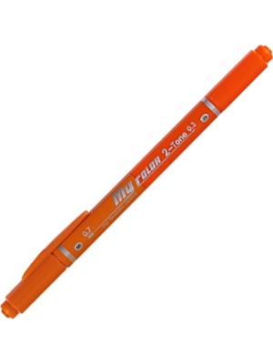 Marka Dong-A My Color 2 Duo Çift Renkli Kalem Turuncu 66/28 Mc3-66/28