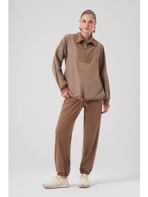 Naki & Mascara Jogger Pantolon 56MK3116 Camel