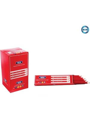 Trix Kırmızı Kopya Kalemi 12'li