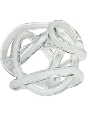 Lara Decor Beyaz Cam Yumak