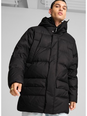 Puma 62646601 Protective Down Parka Puma Siyah Düz Erkek Mont