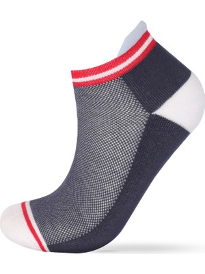 Katia & Bony 4'lü Pamuklu  Erkek Step Çorap Desenli