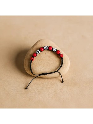 Tuffy Design Havlit Doğal Taş Makrome 520 Şans Örgülü Bileklik