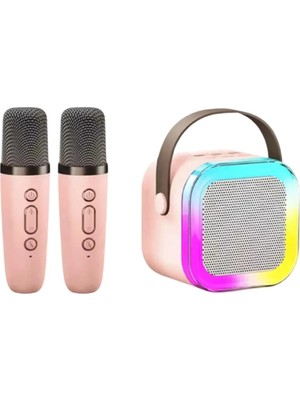 Ciyu Ticaret Karaoke Seti Çift Mikrofonlu Bluetooth Hoparlör Eğlence Seti Çocuk Eğlence Etkinlik