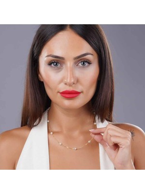 Flamingo Jewelery Papatya Silver 925 Ayar Tatlı Su Incisi Kolye <rose,gold,rodaj>