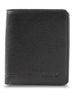 Guard Orta Çift Pisotlu, Bozuk Para Gözlü Kahverengi Erkek Cüzdan