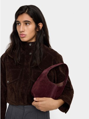 Parfois Süet Bucket Çanta