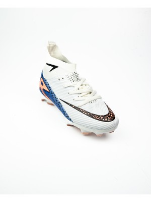 Laliga 610 Beyaz Çoraplı Çocuk Krampon (28-35)