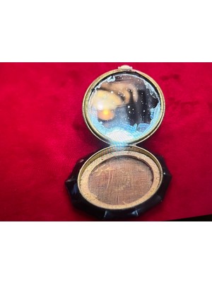 TT Antika Bağa Aynalı Pudralık 6.5 cm