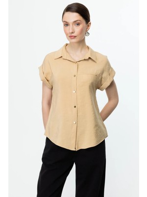 Eskişehir Mağazacılık 54405 Onteks Tek  Cepli Kısa Kol Gömlek