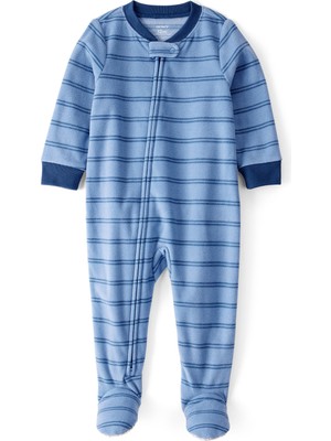 Carter's Erkek Bebek Mavi Polar Tulum
