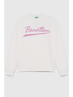United Colors Of Benetton Kız Çocuk Sweatshirt 26125 4/14 Yaş