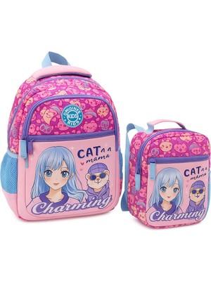 Bilgi Kitabevi Vital Lüx Çanta Okul Çantası Sırt Çantası 3 Gözlü Beslenme Çantası Hediyeli Orjinal 1 Yıl Garantili