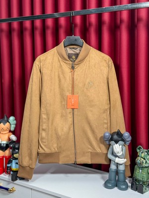 Loro Piano Lp Taba Süet Erkek Ceket - Yüksek Kalite Ürün