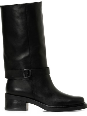 Nine West Rafael 5pr Siyah Kadın Topuklu Çizme