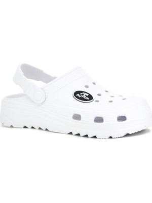 Ayfox Merdane M-2002 Eva Kutulu Cross Terlik Beyaz No 41