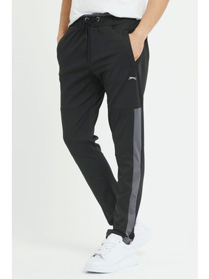 Slazenger Oxford Erkek Eşofman Altı Siyah XL Kalıp ile Günlük Kullanım için Rahat Tasarım