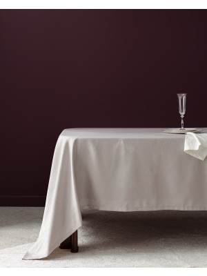Madame Coco Bourdon Masa Örtüsü - Açık Gri - 160X230 cm
