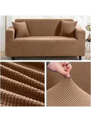 Ejmel  Likrali Koltuk Örtüsü Koltuk Kılıfı Lastikli Esnek Kanepe Kılıfı Çekyat Örtüsü Kanepe Ö Bajyer Örtüsü 2 Kişilik Koltuk Örtüsü . Rtüsü