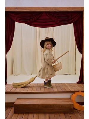 Marvy Kids Marvy Ellis Çiçek Nakışlı Elbise