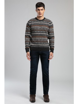 Lee Cooper Harry Orta Bel Düz Kesim Düz Paça Siyah Erkek Jean Pantolon