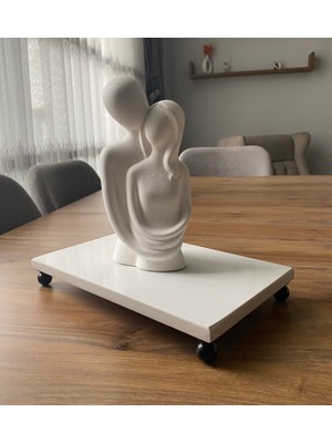 Nexa Doğaltaş Porselen Sunum Taşı & Yağdanlık Altlığı